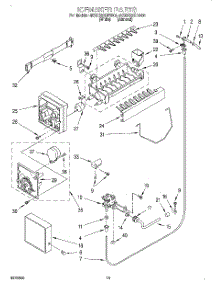 12 - Icemaker, Lit / Optional parts for Whirlpool Refrigerator 4KSRS22QDA00 from AppliancePartsPros.com