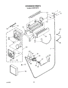 16 - Icemaker parts for Whirlpool Refrigerator 4KSRF36DTX1 from AppliancePartsPros.com