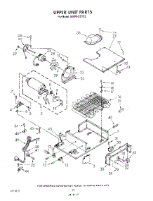 14 - Upper Unit parts for Whirlpool Refrigerator 4KSRF42DTX2 from AppliancePartsPros.com