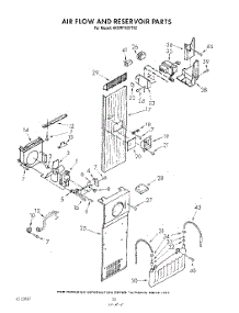 16 - Air Flow And Reservoir parts for Whirlpool Refrigerator 4KSRF42DTX2 from AppliancePartsPros.com
