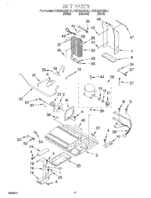10 - Unit parts for Kitchenaid Refrigerator KSBS20QEBL1 from AppliancePartsPros.com
