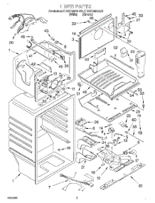 02 - Liner parts for Kitchenaid Refrigerator KTRS21MDWH04 from AppliancePartsPros.com