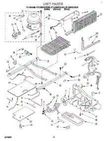 07 - Unit parts for Kitchenaid Refrigerator KTLS25QDWH00 from AppliancePartsPros.com