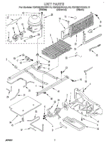 05 - Unit parts for Kitchenaid Refrigerator KBRS21KABL10 from AppliancePartsPros.com