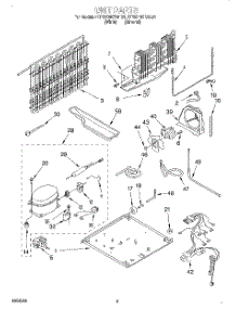 05 - Unit parts for Kitchenaid Refrigerator KTRS19KEWH01 from AppliancePartsPros.com