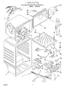 05 - Liner parts for Kitchenaid Refrigerator KTRD18KEAL01 from AppliancePartsPros.com