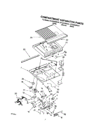 04 - Compartment Separator parts for Kitchenaid Refrigerator KTLS25QDAL01 from AppliancePartsPros.com
