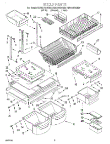 04 - Shelf, Lit / Optional parts for Kitchenaid Refrigerator KBRS21KDBL00 from AppliancePartsPros.com