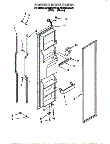 Freezer Door parts for Kitchenaid Refrigerator SC8640EE from AppliancePartsPros.com