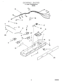 03 - Control parts for Kitchenaid Refrigerator KSUB25QDBL00 from AppliancePartsPros.com
