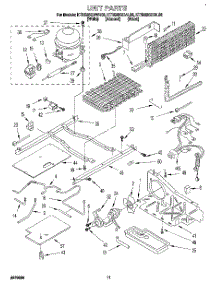 07 - Unit parts for Kitchenaid Refrigerator KTRS25QDAL00 from AppliancePartsPros.com