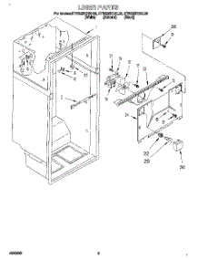 02 - Liner parts for Kitchenaid Refrigerator KTRS25KDAL00 from AppliancePartsPros.com