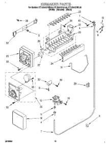 09 - Icemaker parts for Kitchenaid Refrigerator KTLS22QDAL00 from AppliancePartsPros.com