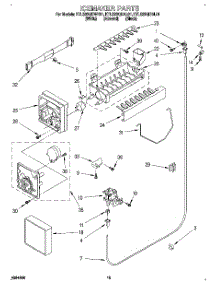 09 - Icemaker parts for Kitchenaid Refrigerator KTLS22QDBL01 from AppliancePartsPros.com