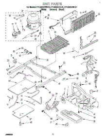 07 - Unit parts for Kitchenaid Refrigerator KTLS25QDBL01 from AppliancePartsPros.com