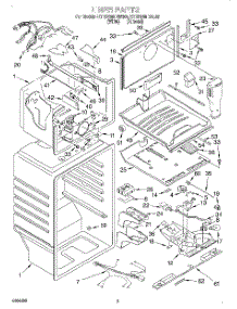 02 - Liner parts for Kitchenaid Refrigerator KTRS19MDWH03 from AppliancePartsPros.com