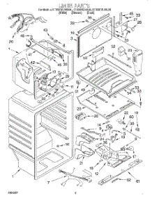 02 - Liner parts for Kitchenaid Refrigerator KTRS21KDBL04 from AppliancePartsPros.com