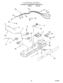 10 - Control parts for Kitchenaid Refrigerator KSRE27FHWH02 from AppliancePartsPros.com