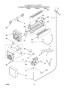 12 - Ice Maker, Optional parts for Kitchenaid Refrigerator KSRW22FHBT02 from AppliancePartsPros.com