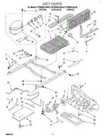 05 - Unit parts for Kitchenaid Refrigerator KTRS25KAAL00 from AppliancePartsPros.com