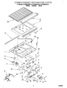 03 - Compartment Separator parts for Kitchenaid Refrigerator KTRS25KABL11 from AppliancePartsPros.com