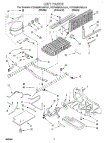 05 - Unit parts for Kitchenaid Refrigerator KTRS25KAWH01 from AppliancePartsPros.com