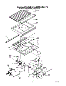 03 - Compartment Separator parts for Kitchenaid Refrigerator KTRS25KXWH00 from AppliancePartsPros.com