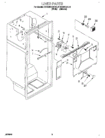 02 - Liner parts for Kitchenaid Refrigerator KTRS25KAAL12 from AppliancePartsPros.com