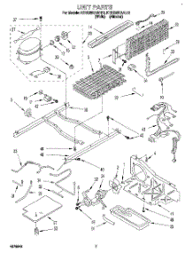 05 - Unit parts for Kitchenaid Refrigerator KTRS25KAWH12 from AppliancePartsPros.com