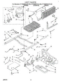 06 - Unit parts for Kitchenaid Refrigerator KTRS25QAAL00 from AppliancePartsPros.com