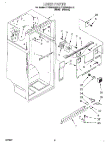 02 - Liner parts for Kitchenaid Refrigerator KTRS25QAWH12 from AppliancePartsPros.com