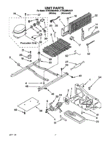 05 - Unit parts for Kitchenaid Refrigerator KTRS20MAAL01 from AppliancePartsPros.com