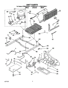 06 - Unit parts for Kitchenaid Refrigerator KTRS25QAAL11 from AppliancePartsPros.com