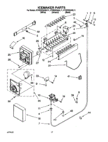 10 - Icemaker parts for Kitchenaid Refrigerator KTRS25QAAL11 from AppliancePartsPros.com