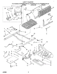 06 - Unit parts for Kitchenaid Refrigerator KTRS25QAWH10 from AppliancePartsPros.com