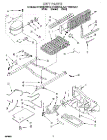 05 - Unit parts for Kitchenaid Refrigerator KTRS25KAAL11 from AppliancePartsPros.com