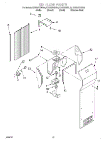 09 - Air Flow parts for Kitchenaid Refrigerator KSRS27IHBT00 from AppliancePartsPros.com