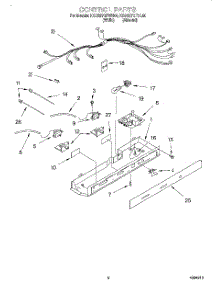 03 - Control parts for Kitchenaid Refrigerator KSCS27QFAL00 from AppliancePartsPros.com