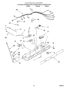 11 - Control parts for Kitchenaid Refrigerator KSRW25FHWH00 from AppliancePartsPros.com