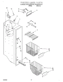 10 - Freezer Liner parts for Kitchenaid Refrigerator KSCS22QFAL01 from AppliancePartsPros.com