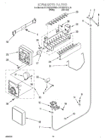 11 - Ice Maker parts for Kitchenaid Refrigerator KSCS27QFAL01 from AppliancePartsPros.com