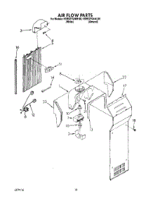 11 - Air Flow parts for Kitchenaid Refrigerator KSRS27QAWH00 from AppliancePartsPros.com