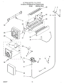 12 - Icemaker, Lit / Optional parts for Kitchenaid Refrigerator KSRB25QGSS00 from AppliancePartsPros.com