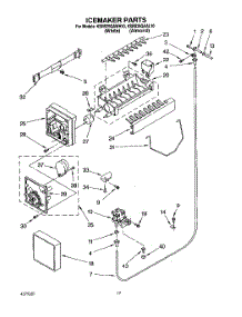 10 - Icemaker parts for Kitchenaid Refrigerator KSRS25QAAL10 from AppliancePartsPros.com