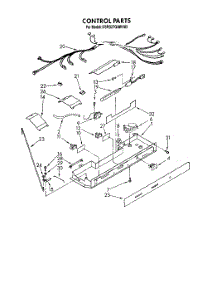 13 - Control parts for Kitchenaid Refrigerator KSRS27QAWH05 from AppliancePartsPros.com