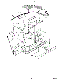 12 - Control parts for Kitchenaid Refrigerator KSRS27QXWH01 from AppliancePartsPros.com