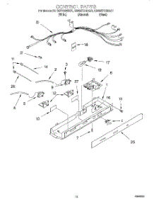 10 - Control parts for Kitchenaid Refrigerator KSRS27QGWH01 from AppliancePartsPros.com