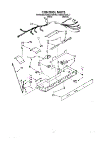 12 - Control parts for Kitchenaid Refrigerator KSRS27QAAL07 from AppliancePartsPros.com