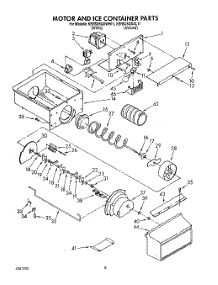 07 - Motor And Ice Container, Lit / Optional parts for Kitchenaid Refrigerator KSRS25QXWH11 from AppliancePartsPros.com