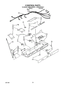 13 - Control parts for Kitchenaid Refrigerator KSRS25QXWH11 from AppliancePartsPros.com